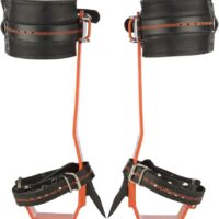 Crampones DR 4 algodón Crampones Escalada ayudas forestal accesorios (naranja)