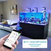 PopBloom RL90 WiFi Luz LED de Acuario Marino 100W, Iluminación...