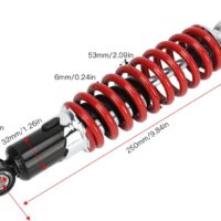 Go Kart Shocks de Suspensión 2 Uds Amortiguador de Motocicleta...