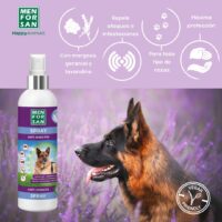 MENFORSAN Spray Anti-Insectos Repelente para Perros | con 3 Activos...
