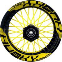 One-Wheel, Husky Supermoto – Pegatina para llantas Premium dividida, apto...