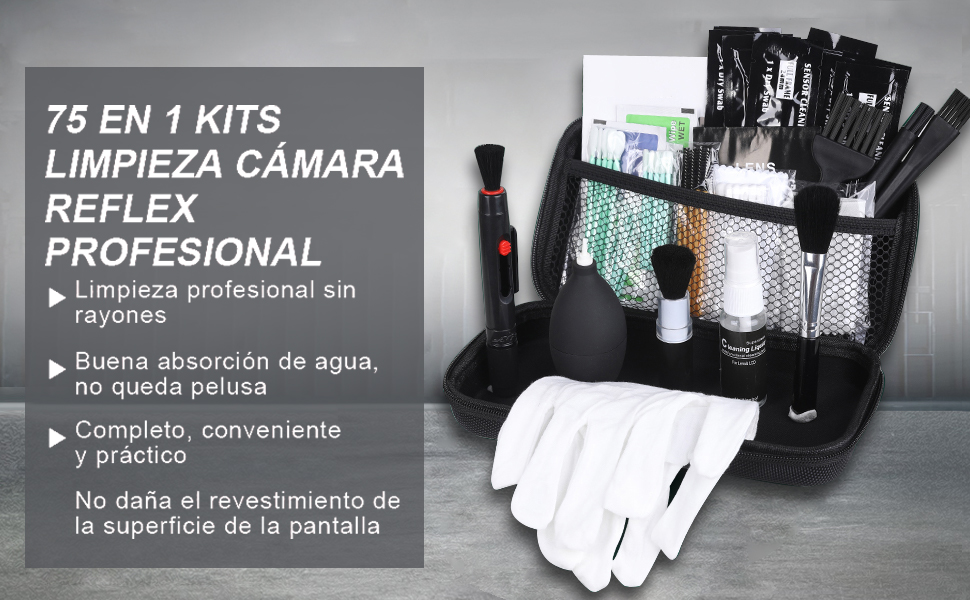 Packs de limpieza para cámaras y videocámaras