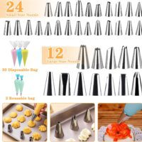 75Pcs Plato Giratorio para Tartas Ninonly Reposteria y Pasteleria Utensilios...