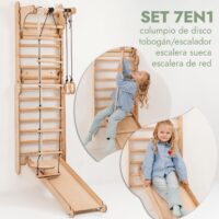 Goodevas – Juego de juegos de escalada de madera de...
