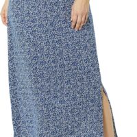 Amazon Essentials Falda Larga en Punto Ligero Mujer