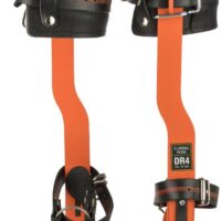 Crampones DR 4 algodón Crampones Escalada ayudas forestal accesorios (naranja)