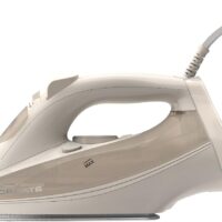CREATE/IRON FLAT 3000 / Plancha de vapor blanco roto/Sistema de encendido rápido, cable de 2m, sistema de seguirdad, deposito de 380 ml, antihaderente y dislizante, 3000W