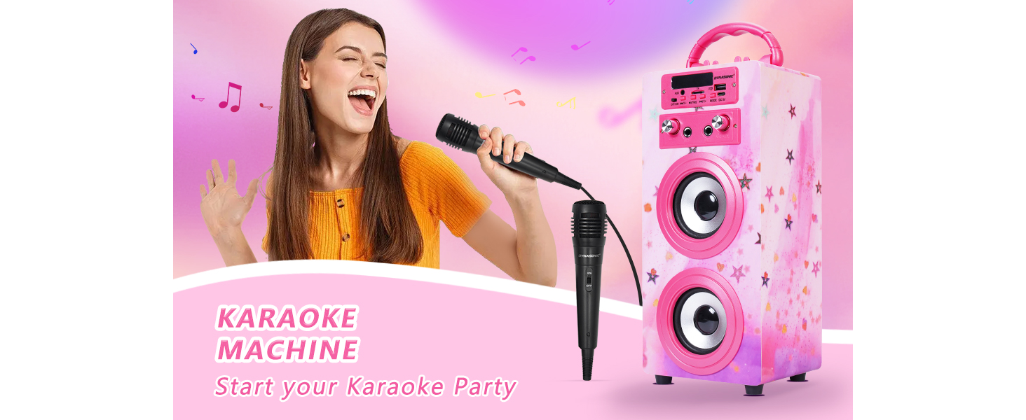 Altavoz karaoke para niños