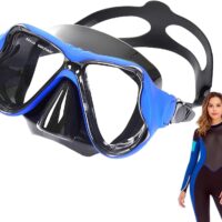 Equipo De Gafas De Buceo - Gafas De Natación para Adultos con Nariz, Natación De Vidrio Templado | Gafas De Natación De Vidrio Templado para Adultos, Máscara De Snorkel Esmerilada para Buceo, Correas