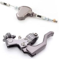 FSMAQNHG Manetas Moto Palanca De Embrague para Acrobacias Cortas Deportivas para Motocicleta, Sistema De Cable De Tracción Fácil para YH YZ250X 2016-2018(D)