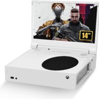 G-STORY 14" Monitor portátil para Xbox Series S, Pantalla portátil UHD 4K para Xbox Series S, Monitor Gaming IPS para Xbox Series S con Altavoces Duales, HDMI, HDR, FreeSync, Modo Juego