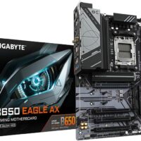 GIGABYTE B650 Eagle AX Placa Base - AMD Ryzen Serie 9000, VRM de 12+2+2 Fases, hasta 7600 MHz DDR5 (OC), 1xPCIe 5.0 + 2xPCIe 4.0 M.2, LAN GbE, WiFi 6E, USB 3.2 Gen 2