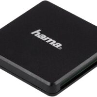 Hama USB 3.0, Lector de múltiples tarjetas, Negro