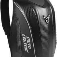 Hangarone Mochila, Mochila de Fibra de Carbono para Motocicleta, Mochila de equitación, Mochila para Motociclista, Resistente al Agua, Bolsa de Tortuga 56X34X18