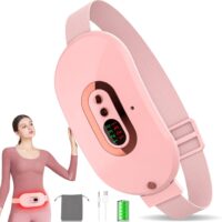 Kouric - Cinturón térmico con regulación dolorosa para mujer, color rosa