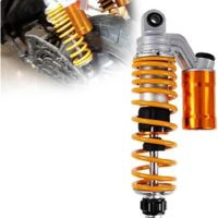 Motocicleta Extensores De Choque Resorte De Suspensión para Motocicleta Amortiguadores De Aire Traseros para Moto De Cross Gokart Quad ATV 320mm(360 Ou)