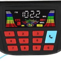 MP3 para Motocicleta, Reproductor de MP3 BT para Motocicleta a Prueba de Agua Sistema de Altavoces Estéreo de Audio Portador de Tarjeta de Memoria USB Sistema MP3 para Motocicleta