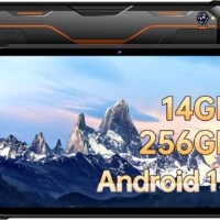 OUKITEL RT5 rugged Tablet 14(8+6)GB + 256GB ROM (1TB TF), Android 13 Octa-Core Tableta, Batería 10000mAh, 10.1 Pulgadas 1920*1200 FHD+, 16MP Cámara, Dual SIM 4G LTE/5G WiFi/OTG/Face ID/IP68 Waterproof