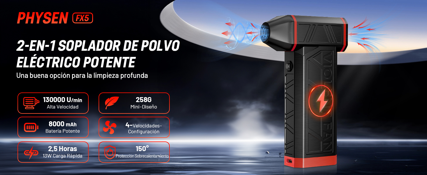 soplador de polvo eléctrico 