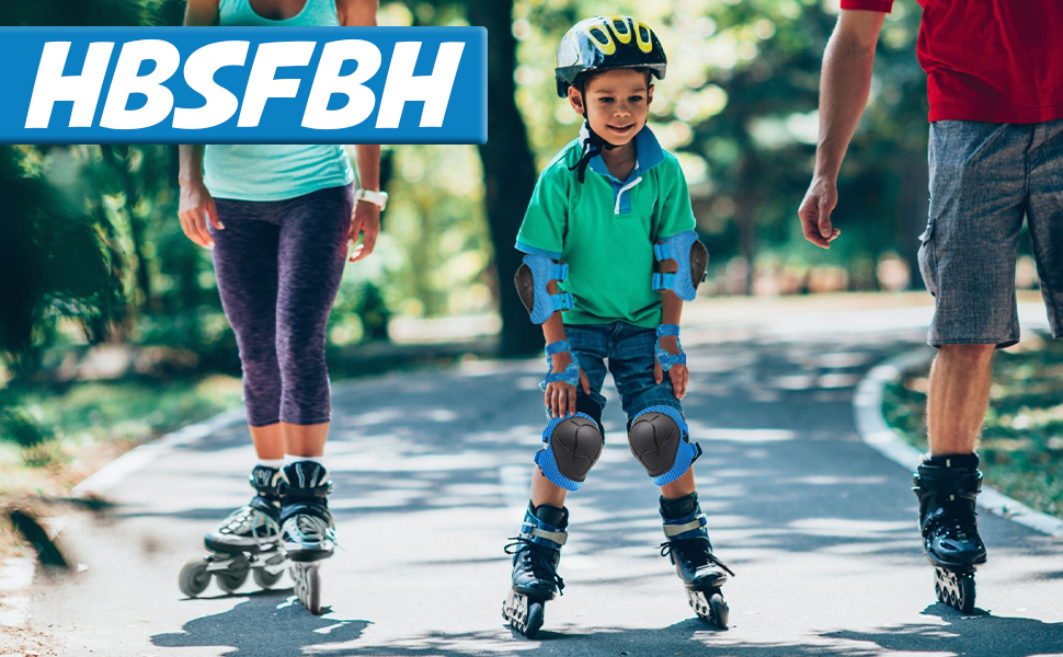Hbsfbh rodillera infantil, juego de rodillera de patinaje, juego de rodillera de codo infantil