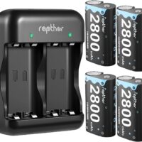 Rapthor Controlador Paquete de Baterías 4x2800 mAh Compatible Con Xbox One/Serie X/S/X/Elite - Batería Recargable