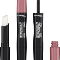 Rimmel, Lasting Provocalips, Labial fijo, 400 Grin & bare it, Paso 1: 2,3mL, Paso2: 1,6g