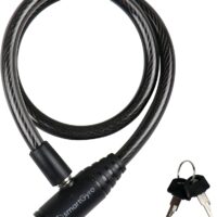 SmartGyro Candado Antirrobo, con Cable Flexible y Resistente, Universal para Patinetes Eléctricos y Bicicletas