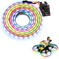 SPEEDY BEE SpeedyBee Meteor FPV Drone LED Tiras de luces de configuración inalámbrica con longitud flexibilidad multicolores para controlador de vuelo de 2,5 3 3,5 pulgadas Cinewhoop FPV Frame