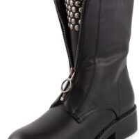 Toocool Botas De Mujer Biker Anfibios Motociclista Tachuelas Zip Casual GR-6643