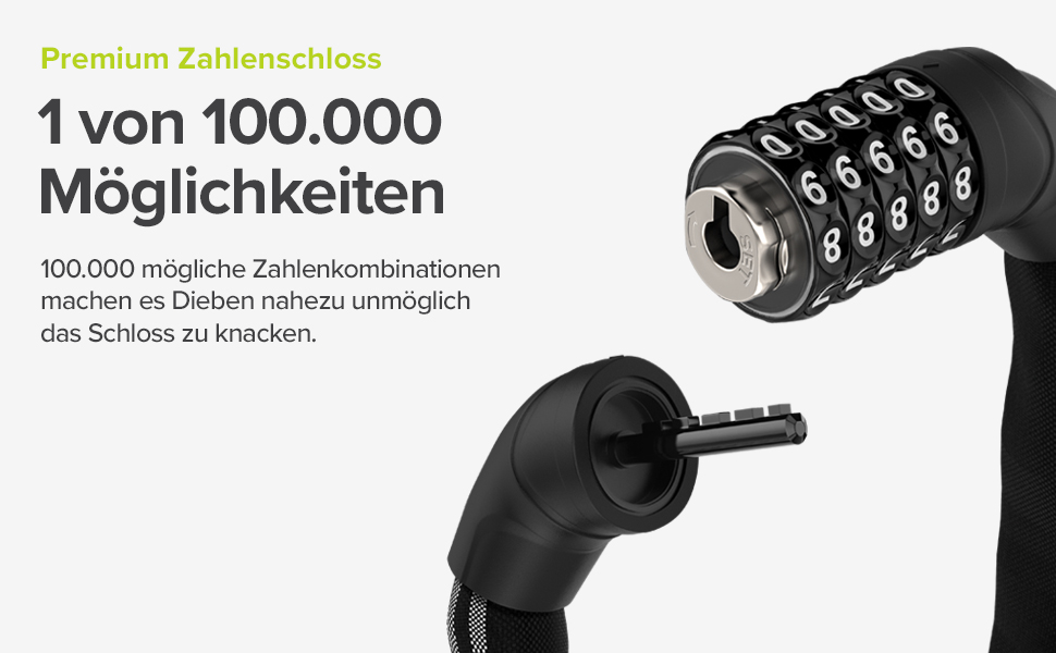100000 combinaciones de números para bicicleta