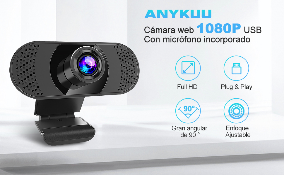 Webcam Full HD 1080P PC