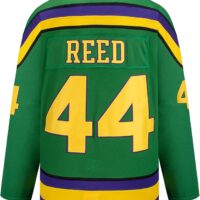 Yajun Fulton Reed #44 Mighty Ducks Película Camisetas Hockey Jersey sobre Hielo Hombre Ropa Respirable T-Shirt de Manga Larga