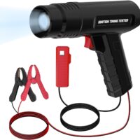 12V Timing Lights, luz de sincronización de encendido Pistola de sincronización del motor Luces de sincronización de flash fuerte con clip de sensor deslizante para coche Motocicleta Marina