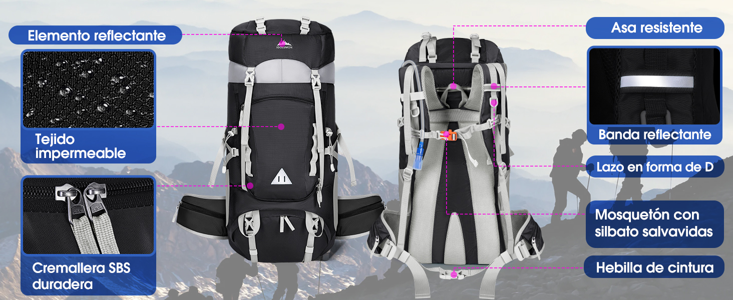 mochila trekking