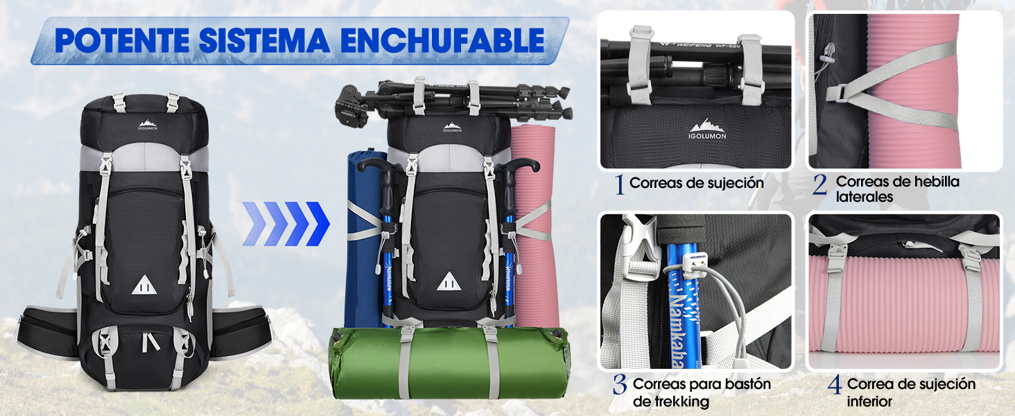 mochila trekking