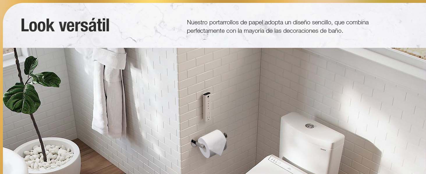 Portarrollos Baño Autoadhesivo
