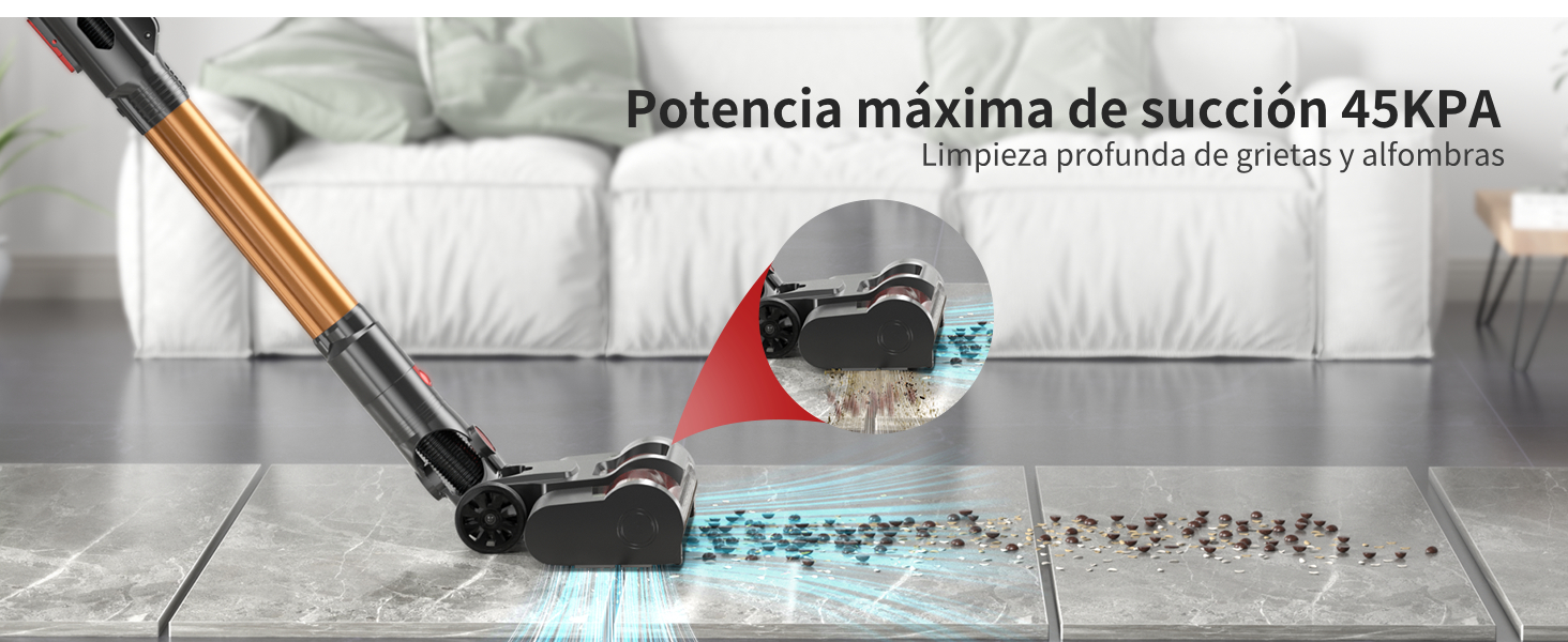 Aspirador Escoba sin Cable Potente