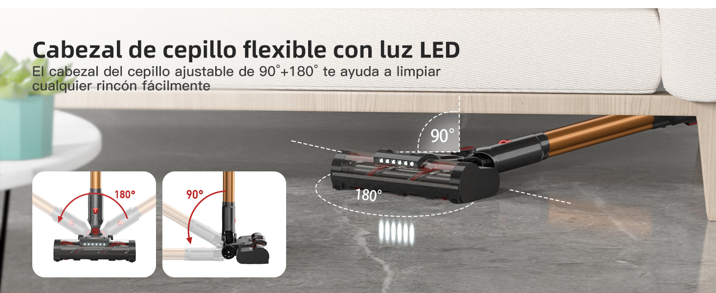 Aspirador Escoba sin Cable Potente