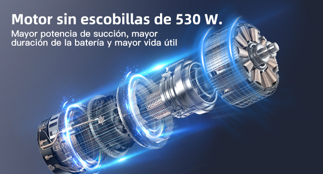 Aspirador Escoba sin Cable Potente