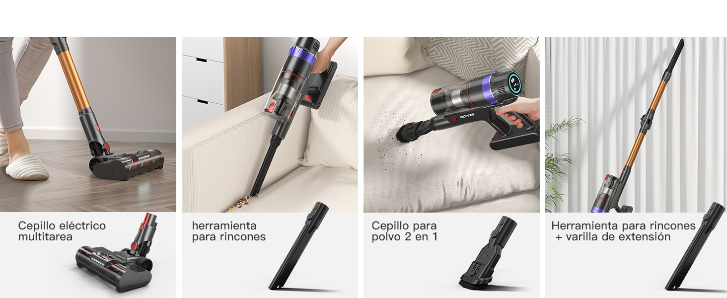 Aspirador Escoba sin Cable Potente