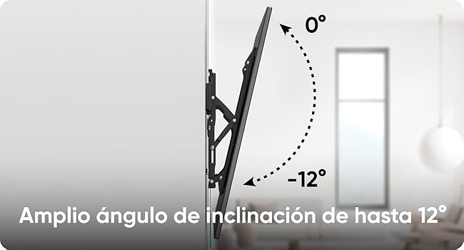  colgador universal giratorio pantalla inclinable extensible base fijo wall soprte