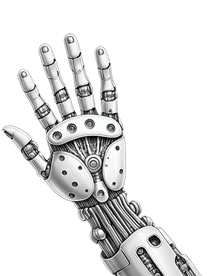 Mano de robot con IA