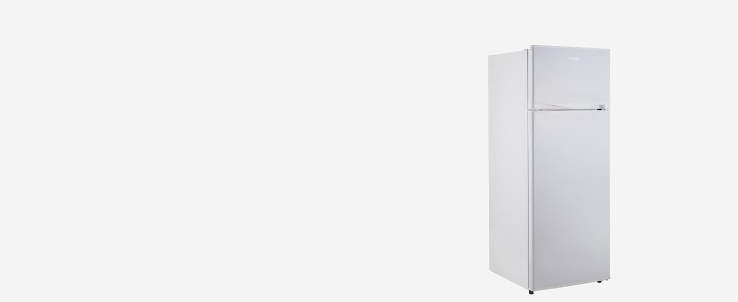 Frigorífico doble puerta, control mecánico, congelador 4 estrellas, color blanco, puerta reversible