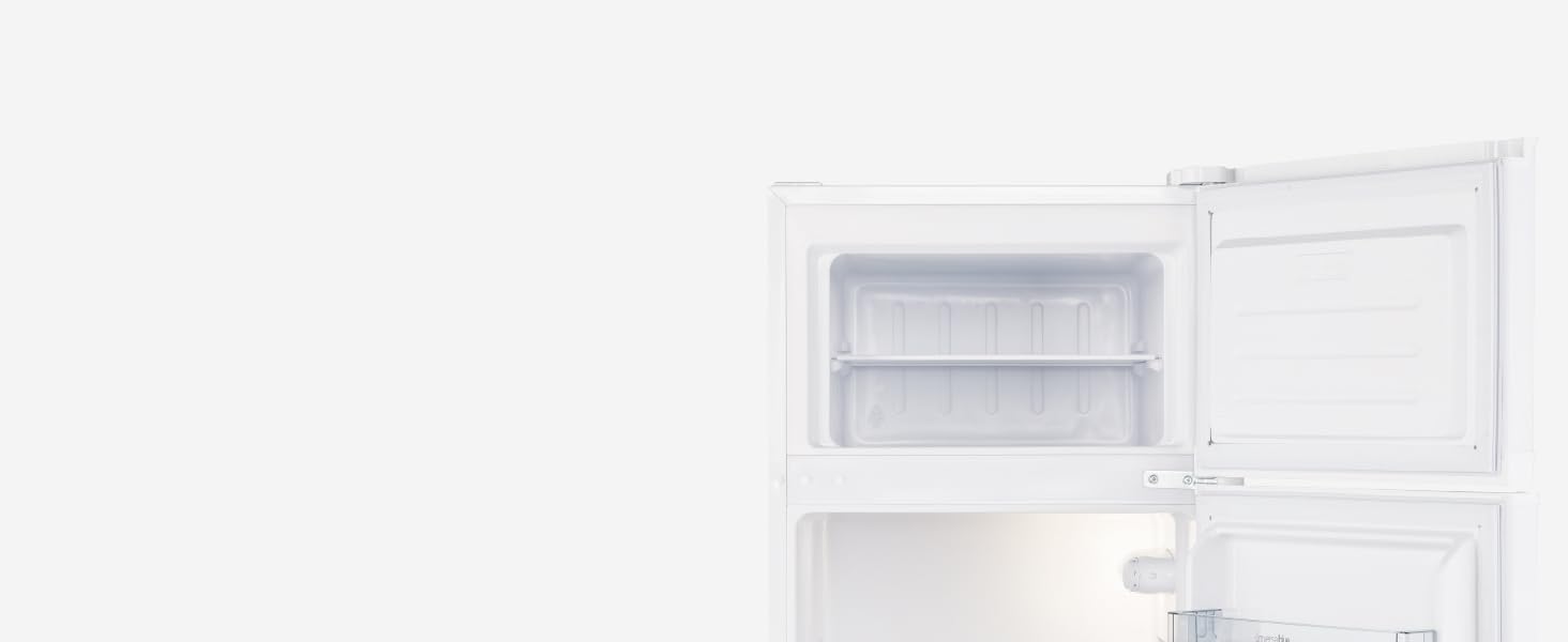 Frigorífico doble puerta, control mecánico, congelador 4 estrellas, color blanco, puerta reversible
