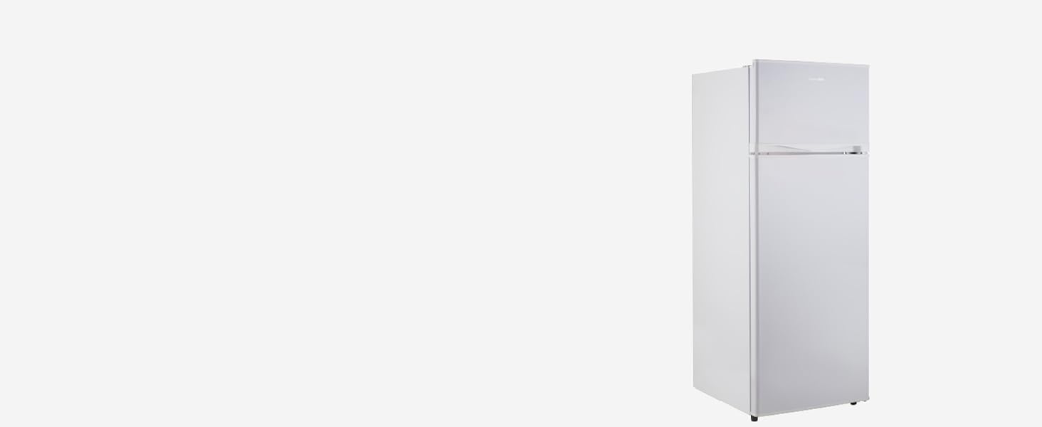 Frigorífico doble puerta, control mecánico, congelador 4 estrellas, color blanco, puerta reversible