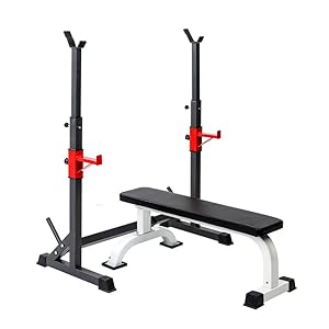Soporte ajustable para levantamiento de pesas Azai.