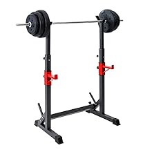 Soporte ajustable para levantamiento de pesas Azai.