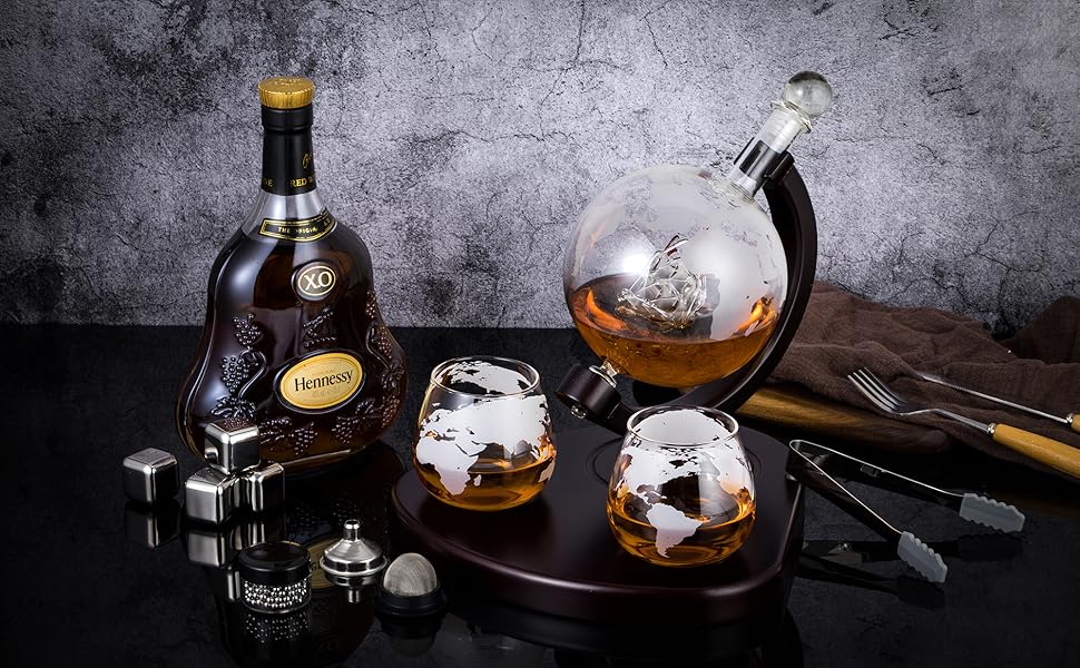 Kit de Decantador de Whisky