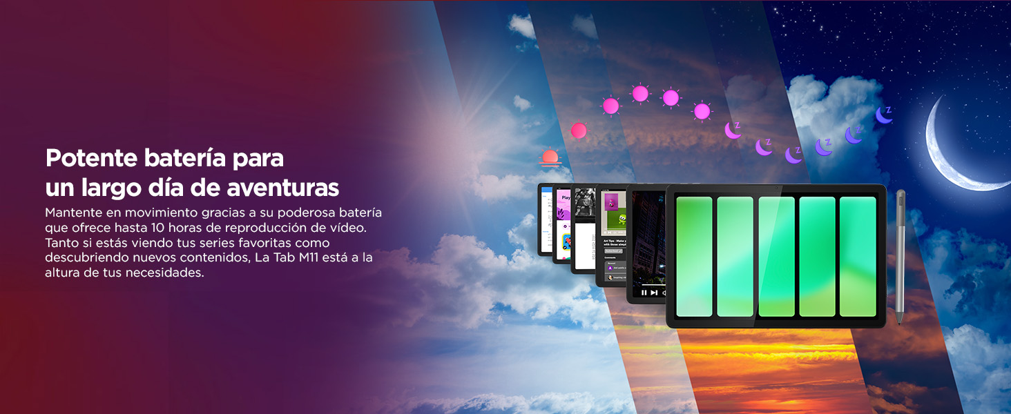 Lenovo Tablet Tab M11 Imagen batería de larga duración