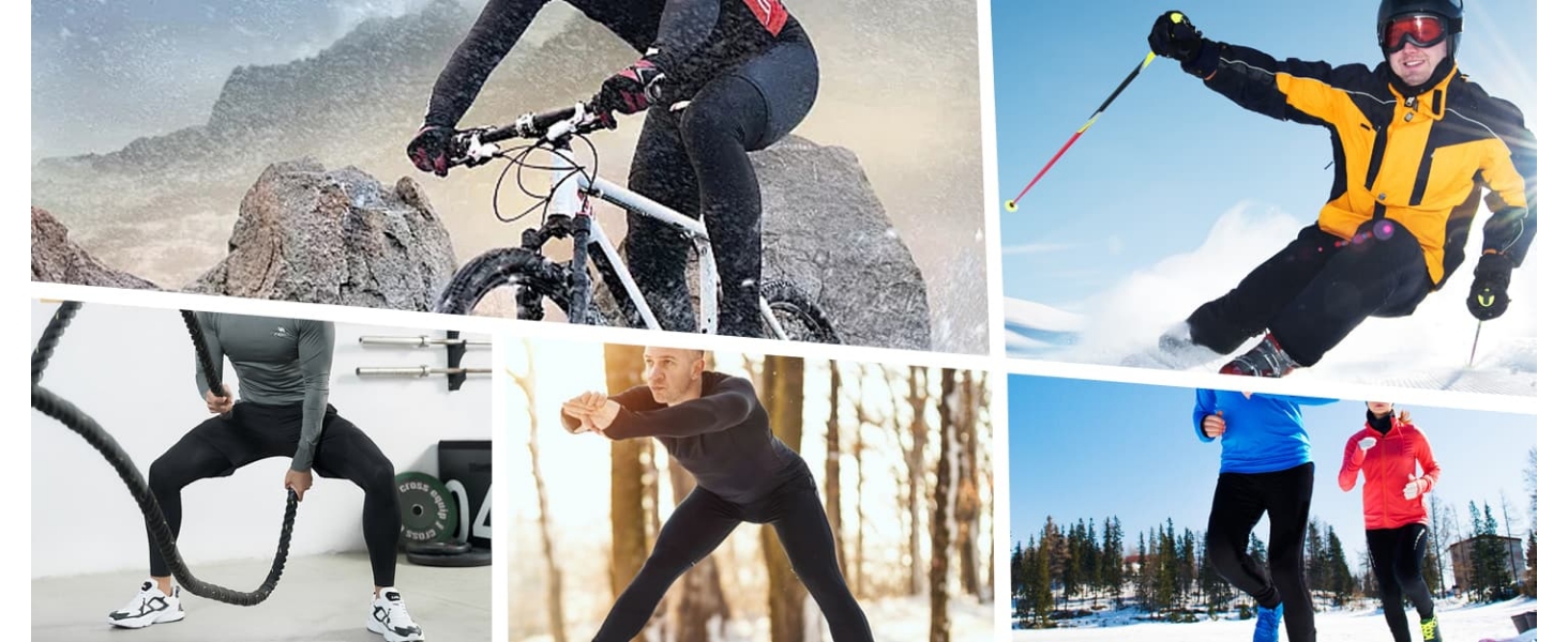 joggen radfahren fußball skifahren motorrad warme kompressionsanzug unterhosen 